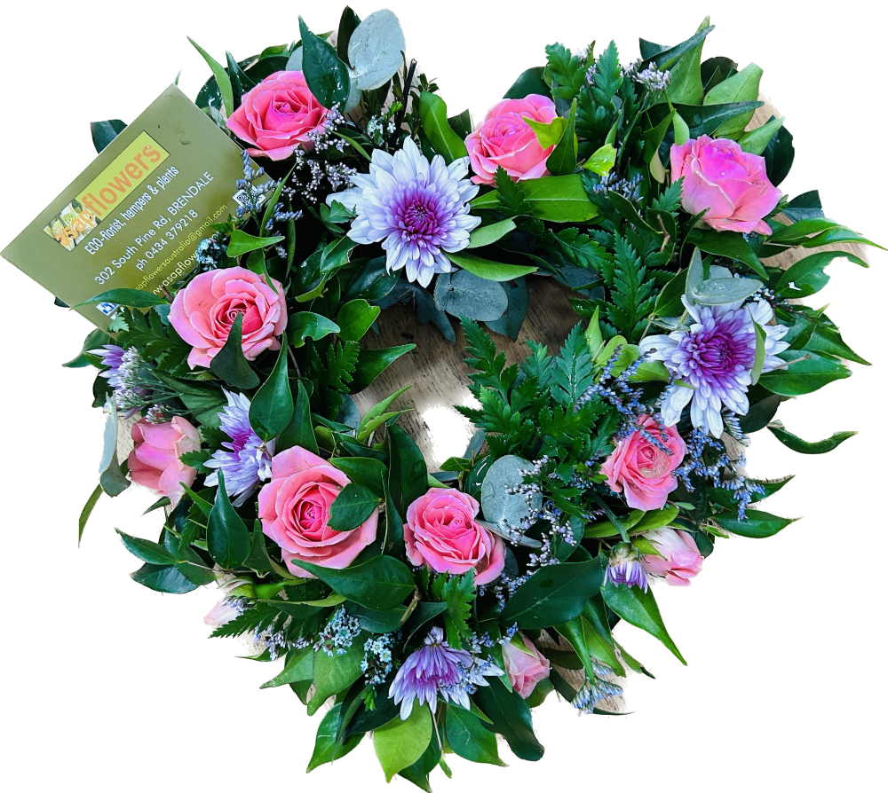 Heart deals shaped wreaths