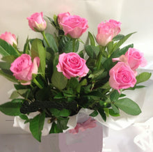 JUST 2 SAY -  BOX OF MULTI COLOURED  ROSES  (NOT RED) from