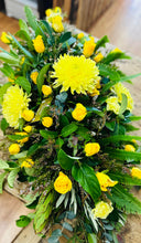 yellow rose funeral casket,yellow funeral casket flowers brisbane, brendale yellow funeral flowers, albany creek yellow funeral casket, bridgeman downs funeral flowers, australian natiave sympathy flowers, coffin flowers delivered, coffin flowers albany creek, bridgman downs coffin flowers delivered, yellow rose casket spray, yellow floral tribut