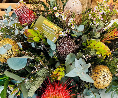 native funeral casket, funeral casket flowers brisbane, brendale funeral flowers, albany creek funeral casket, bridgeman downs funeral flowers, australian natiave sympathy flowers, coffin flowers delivered, coffin flowers albany creek, bridgman downs coffin flowers delivered