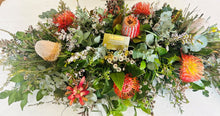 native funeral casket, funeral casket flowers brisbane, brendale funeral flowers, albany creek funeral casket, bridgeman downs funeral flowers, australian natiave sympathy flowers, coffin flowers delivered, coffin flowers albany creek, bridgman downs coffin flowers delivered