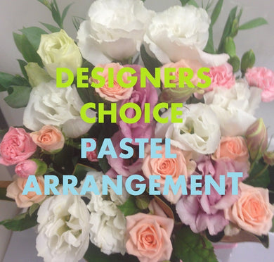 WORLDWIDE DESIGNERS CHOICE - PASTEL ARRANGEMENT - $165
